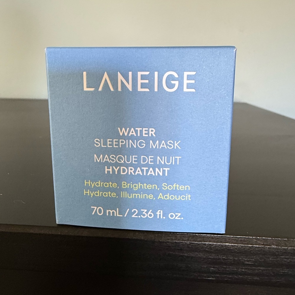 Laneige Water Sleeping Mask- Hydrate, Brighten, Soften- NEW